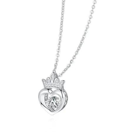 Heart Dancing Diamond Necklace