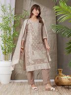 Very Lovely Handloom Cotton Weaving Suit Set