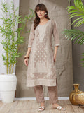 Very Lovely Handloom Cotton Weaving Suit Set