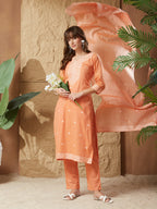 Vintage Handloom Cotton Weaving Suit Set