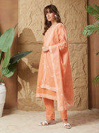 Vintage Handloom Cotton Weaving Suit Set
