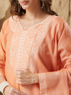 Vintage Handloom Cotton Weaving Suit Set