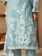Vintage Handloom Cotton Weaving Suit Set