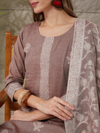 Exquisite Handloom Cotton Weaving Suit Set