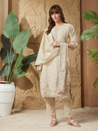 Vintage Handloom Cotton Weaving Suit Set