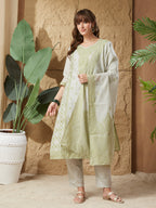 Most Trending Handloom Cotton Weaving Suit Set