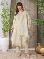 Delightful Handloom Cotton Weaving Suit Set