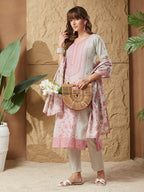 Royal Ethnic Handloom Cotton Weaving Suit Set
