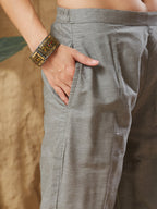 Vintage Handloom Cotton Weaving Suit Set