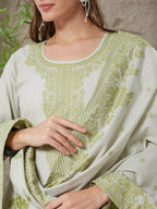 Very Pretty Handloom Cotton Weaving Suit Set