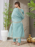 Very Good-Looking Handloom Cotton Weaving Suit Set