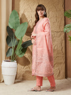 Vintage Handloom Cotton Weaving Suit Set