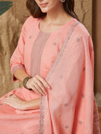 Vintage Handloom Cotton Weaving Suit Set