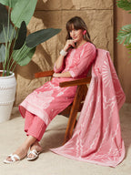 Vintage Handloom Cotton Weaving Suit Set