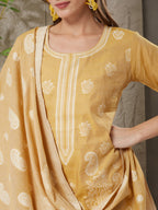 Very Heavenly Handloom Cotton Weaving Suit Set