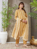 Very Stunning Handloom Cotton Weaving Suit Set