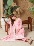 Royal Ethnic Handloom Cotton Weaving Suit Set