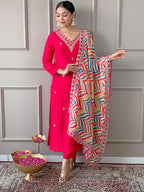 Gajari Embroidered Kurta Pant