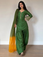 Emerald Embellished Farshi Kurta & Pant Ensemble