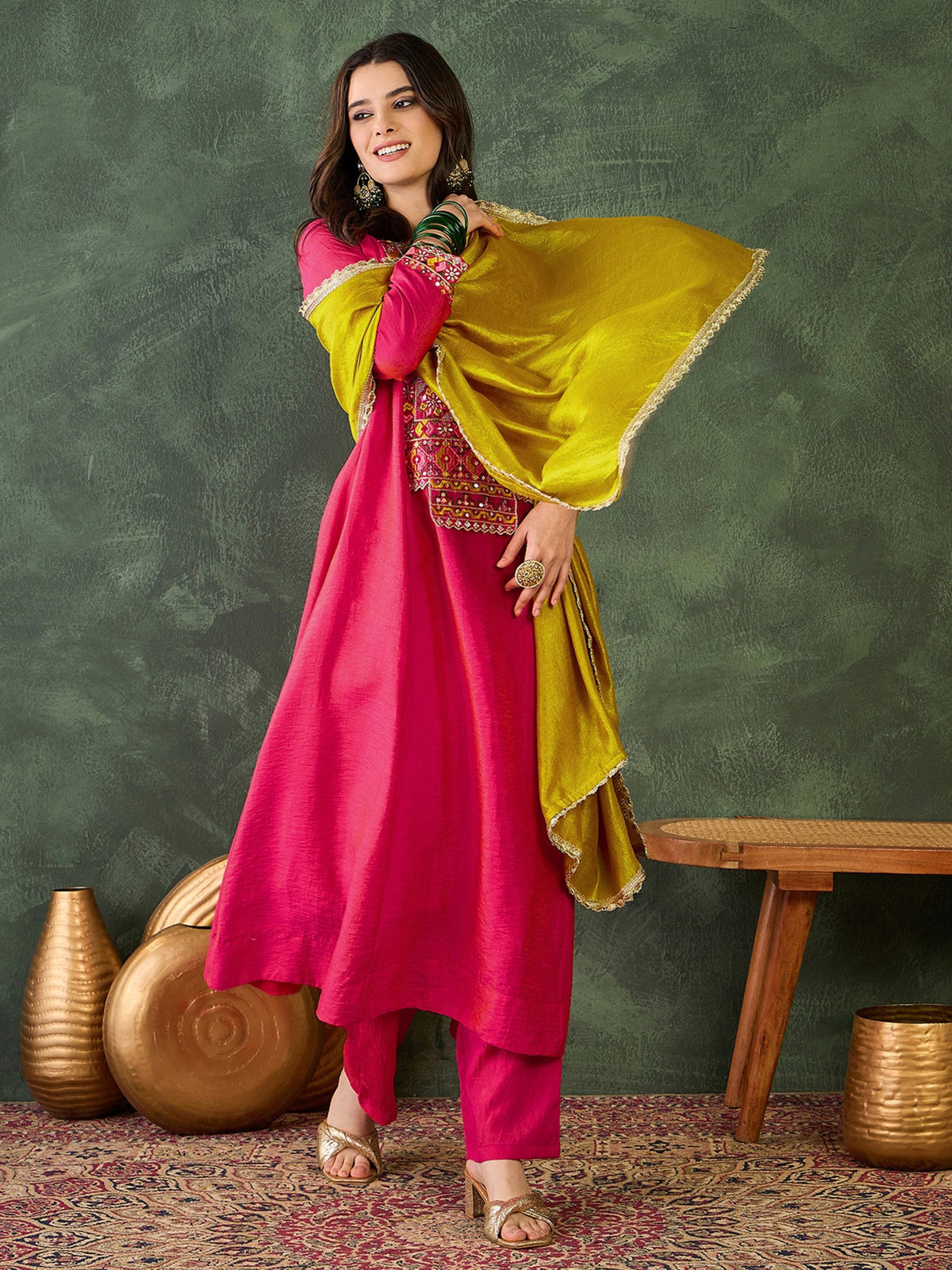 Gajri Embroidered Suit Sets