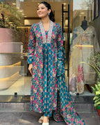 Rama Embroidered Cotton Suit Set