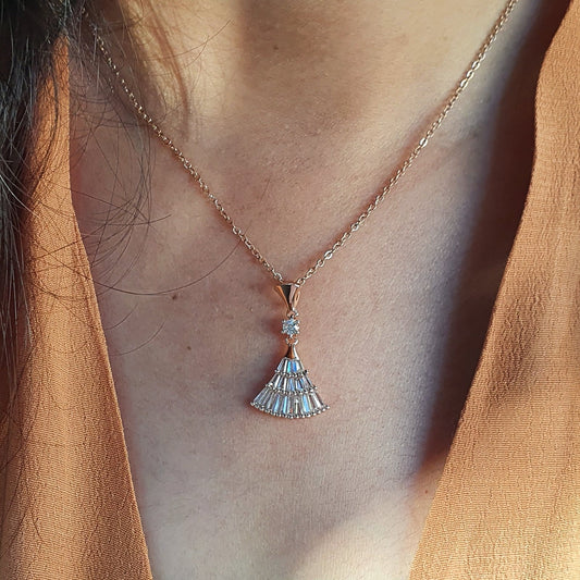 Fallen Star Diamond Necklace