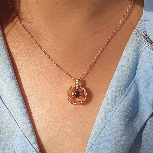 Twin Effect Diamond Necklace